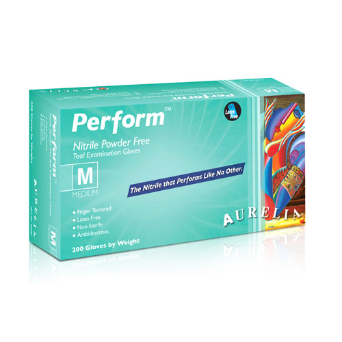 Aurelia Perform X-Small Nitrile Latex-Free Powder-Free Exam Gloves Box of 200 thumbnail 2