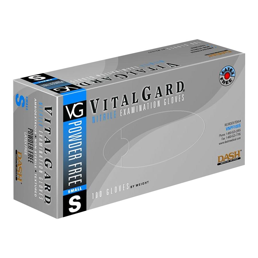 Dash Vitalgard Nitrile PF Gloves XX-Large VNPF100XXL thumbnail 2