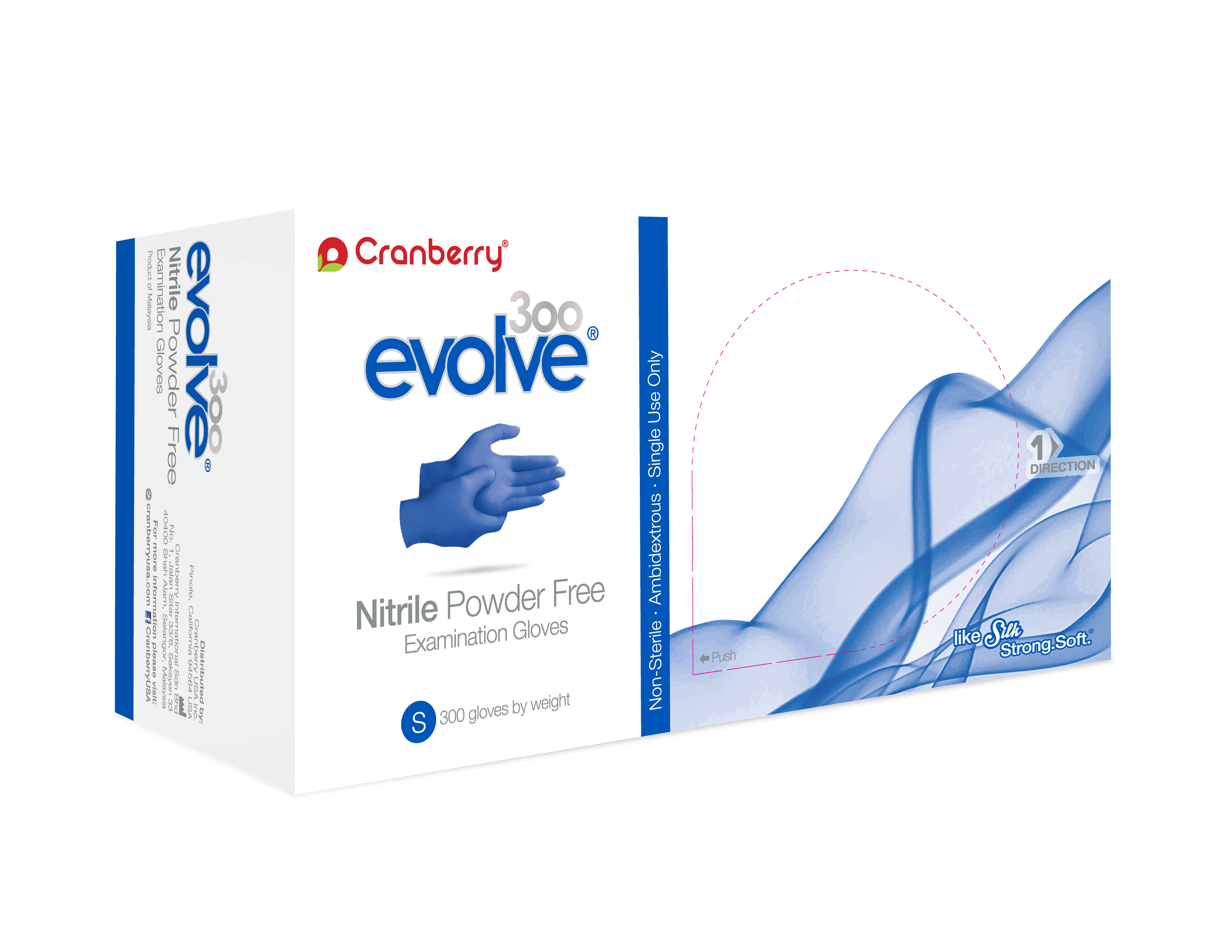 Evolve 300 Nitrile Exam Gloves, Powder-Free, Small, 300/Box, 3306 thumbnail 8