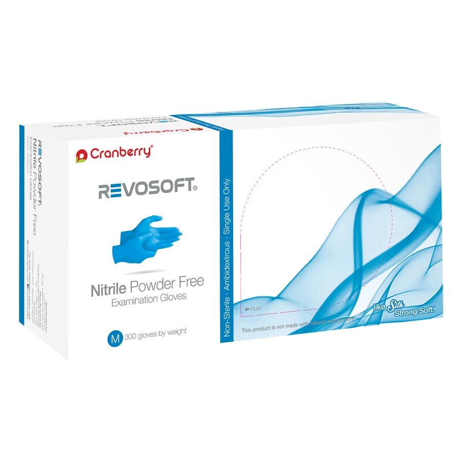 Cranberry RevoSoft Nitrile Gloves 300/Pk X-Small thumbnail 9
