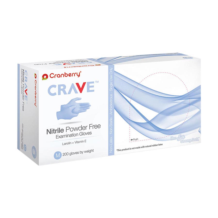 Crave Nitrile Exam Gloves X-Small Light Blue Non-Sterile thumbnail 9