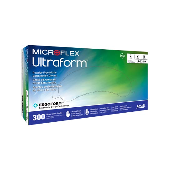 Ultraform Nitrile Gloves, Small, Cobalt Blue, 300/Box, UF-524-S thumbnail 8