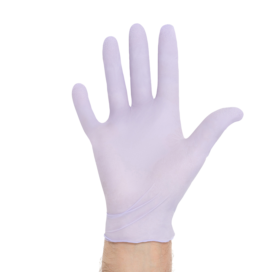 KC100 Lavender Nitrile Exam Gloves, Powder-Free, Extra Large, 230/Box thumbnail 9