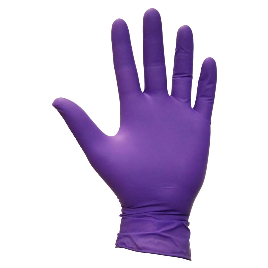 Purple Nitrile Sterile Pairs Exam Gloves, Powder-Free, Small, 50/Box, 55091 thumbnail 8