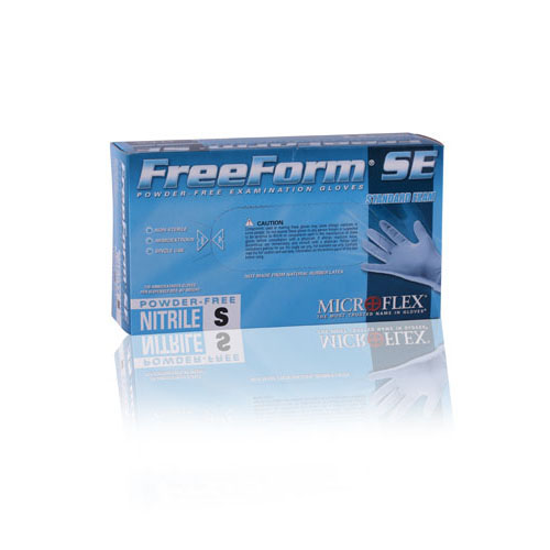 MICROFLEX FreeForm SE Nitrile Exam Gloves Small Blue Non-Sterile 100/Bx thumbnail 7