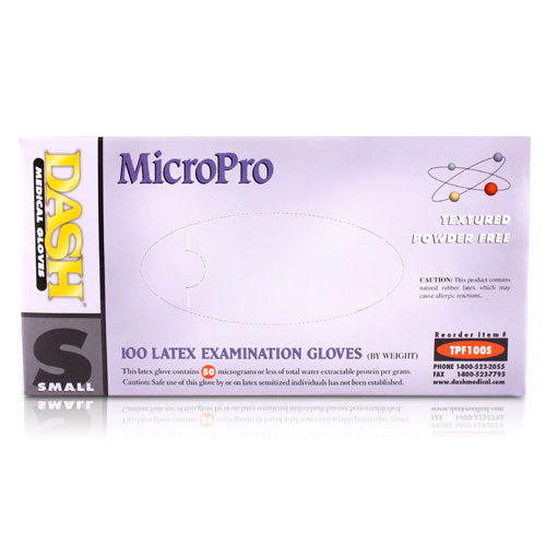 Micropro Latex Exam Gloves Large Natural Non-Sterile thumbnail 7