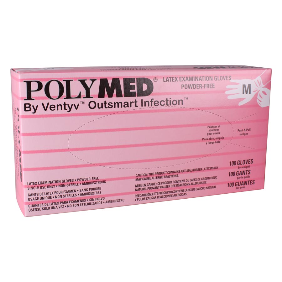 Sempermed - Polymed Latex PF Gloves 100/Bx M thumbnail 6
