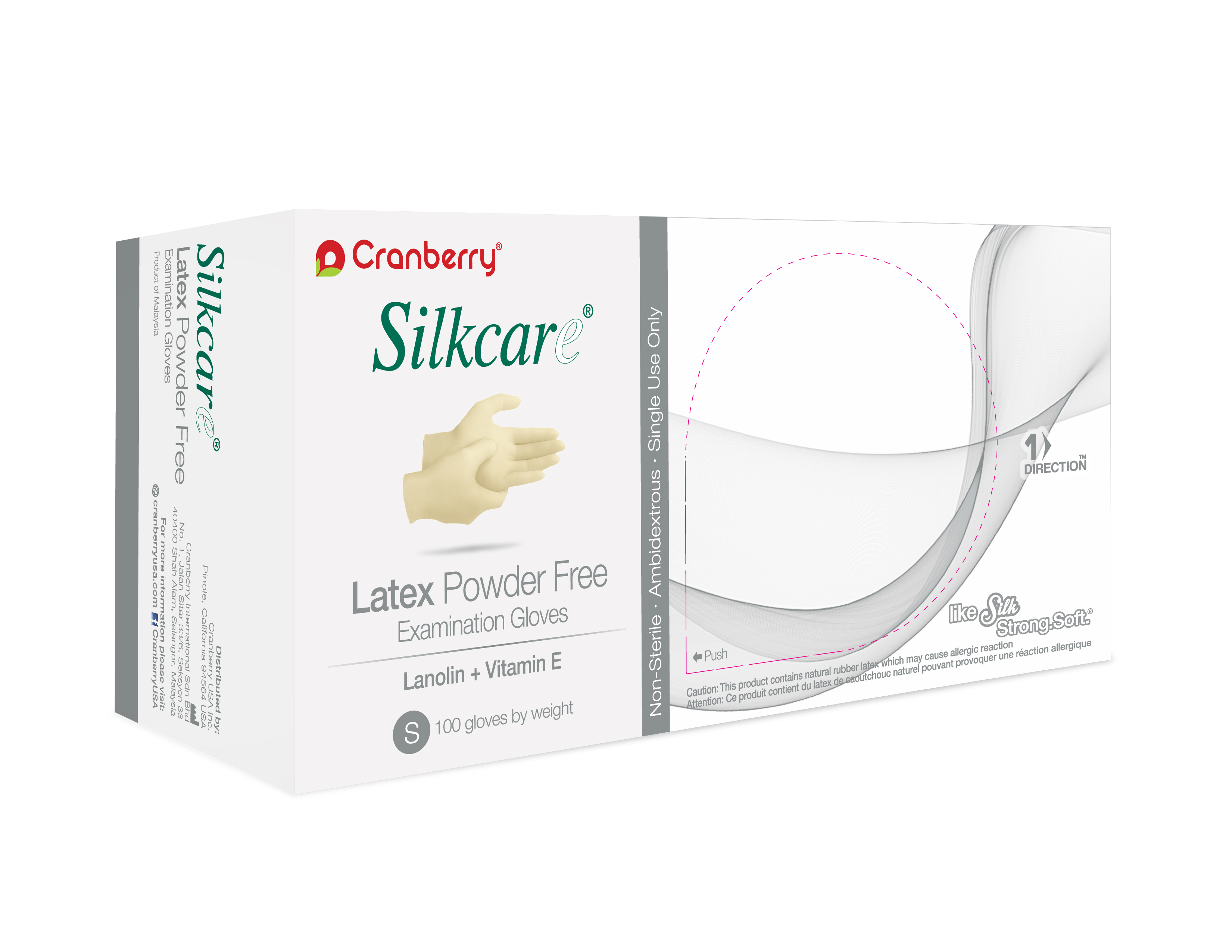 Silkcare Exam Gloves Small Standard Natural Non-Sterile product image