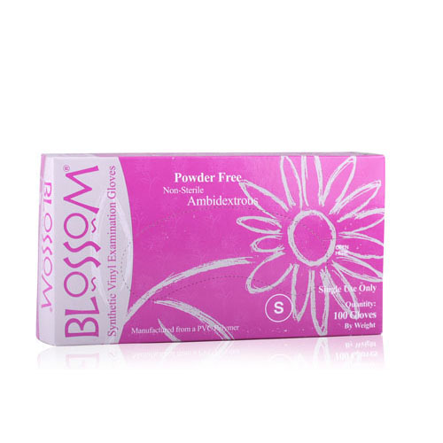 Blossom Vinyl PF Gloves X-Large 100/Box 9229 product image