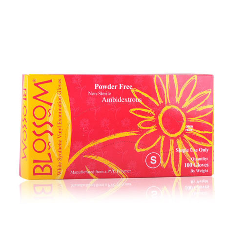 Blossom PF Synthetic White Gloves 100/Box 5227-WOP-PF product image