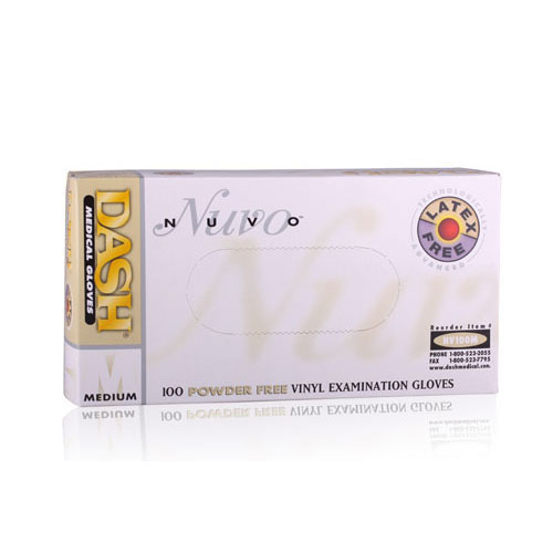 Nuvo Vinyl Exam Gloves X-Large Opaque White Non-Sterile thumbnail 4