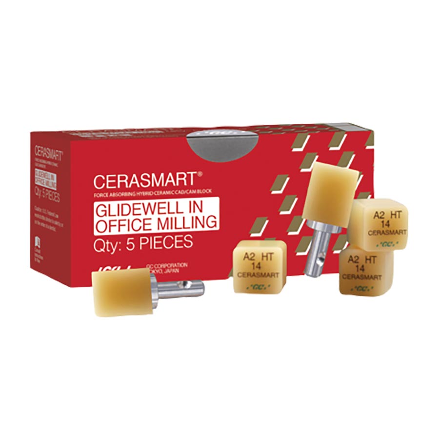 Cerasmart Blocks, High Translucency, # 14, Universal A2, 5/Pk thumbnail 4
