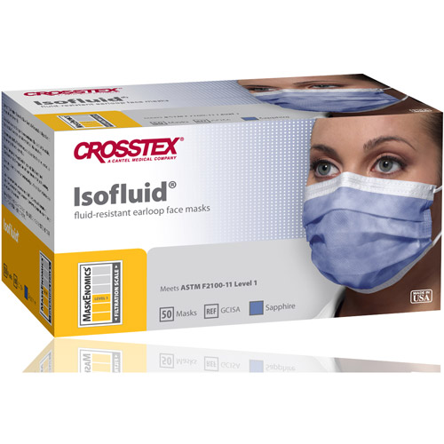 Isofluid Earloop Masks Sapphire 50/Bx thumbnail 9