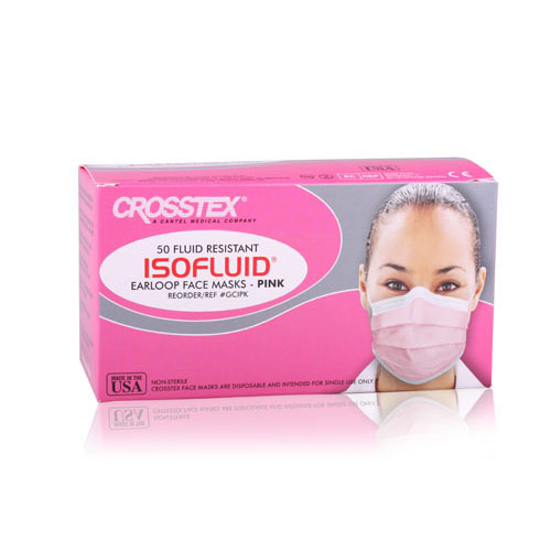 Isofluid Earloop Masks, Turquoise, 50/Pk, GCITQ thumbnail 9