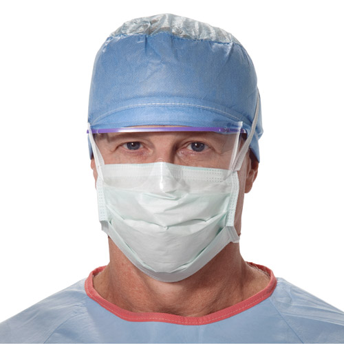 Tie On Mask Not Rated Anti-Fog Green 50/Bx product image