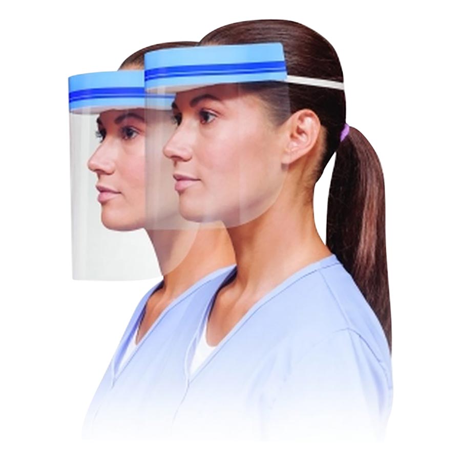 Face Shield Full-Length 9" Clear 72/Box thumbnail 3