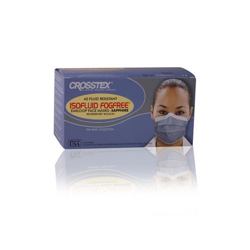 Isofluid Fog-Free Mask ASTM Level 1 Anti-Fog Sapphire 40/Bx thumbnail 7