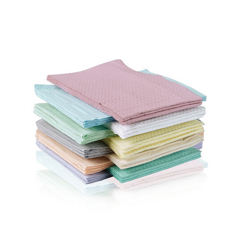 Choice Patient Bib / Towel 2 Ply Tiss/Poly Bck 13 in x 18 in Wt Dsp 500/Ca thumbnail 3