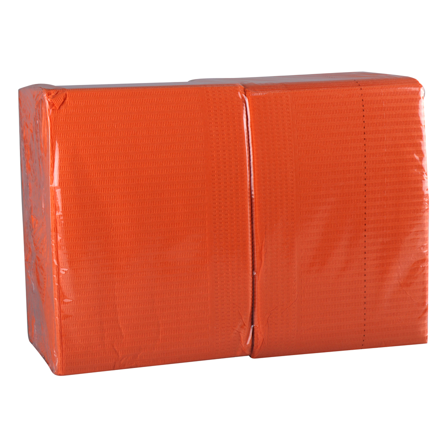 Plastcare Patient Bibs Vibrant Orange 2Ply+Poly 13x18 (EURO) 500/Case product image