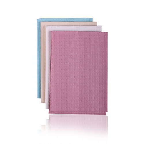 Choice Poly-Back Towels, 3-Ply Tissue, Waffle-Embossed, 13" x 18", Teal, 500/Pk thumbnail 8