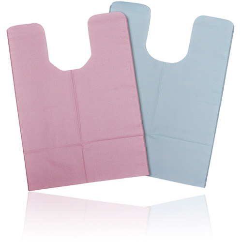 Tidi - Contour Neck Bib 17x18 3-Ply White 500/Cs product image