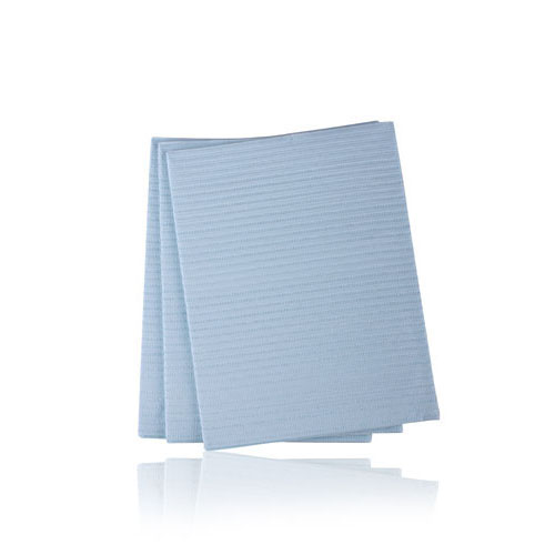 PolyBack Patient Bibs, 3-Ply, 13" x 19", Dusty Rose, 500/Pk, WPXDR product image