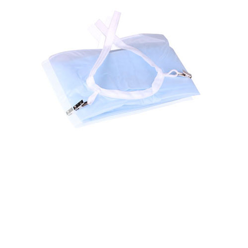 Patient Protective Aprons, Plastic, Knee-Length, 27" x 44", Blue, 1/Pk, NP4BL thumbnail 9