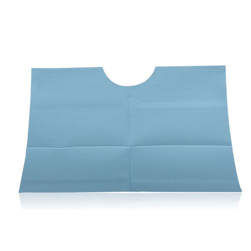 Contour Neck Bib 18x22 3-Ply Blue 400/Cs, 917903 product image
