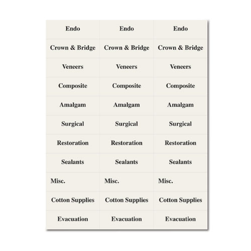 Tub Labels Pack of 2 product image