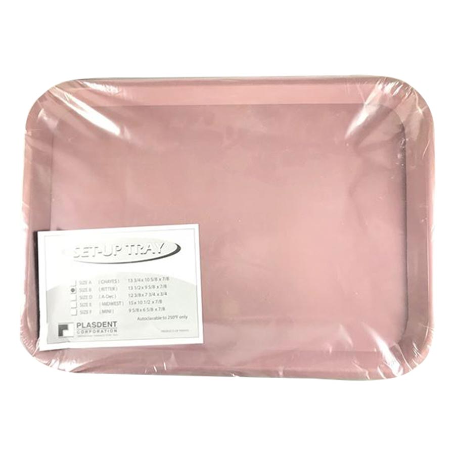 Set-Up Plastic Flat Trays, # B, Mauve, 1/Pk, 300BF-10 thumbnail 7