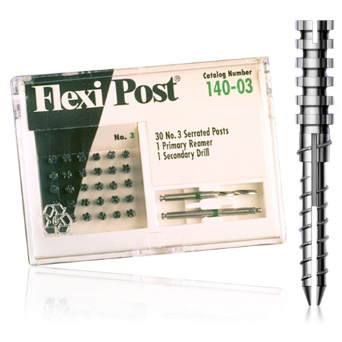 Flexi-Post, Stainless Steel, Economy Refill, # 00, White, 30/Pk thumbnail 4