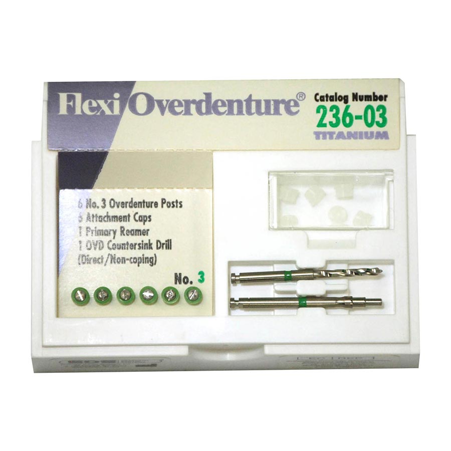 Size 3 Titanium Flexi-Overdenture Refill Direct/Non-Coping Technique - Size 3 Titanium Flexi-Overdenture Refill Direct/Non-Coping Technique - Image 1