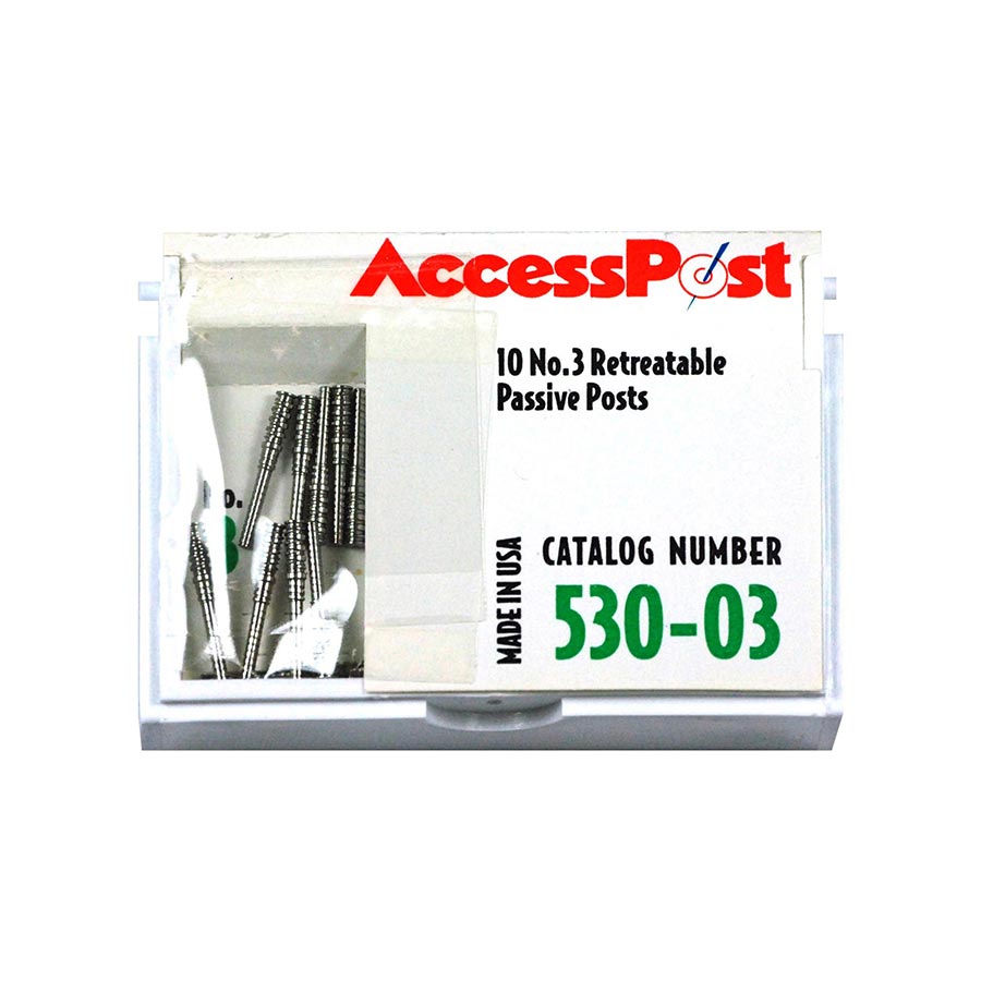 Size 3 Stainless Steel AccessPost Refill Pack of 10 thumbnail 2