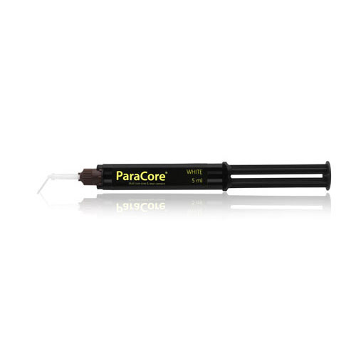 ParaCore Glass-Reinforced Core Build-Up Material, Dual-Cure, Automix Syringe Refill, 5 ml, White, 2/Pk, C5886 product image