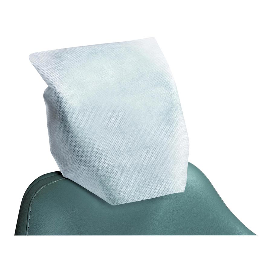 Headrest Cover Plastic 9.5x11 White 250/Bx thumbnail 8