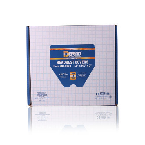 All Poly 10x14 (11.5"x14") Clear Headrest Covers 250/Box product image