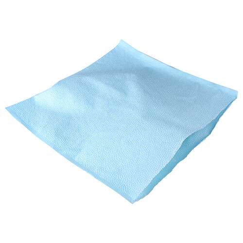 SafeBasics Headrest Cover 10 in x 10 in Tissue / Poly Blue Disposable 500/Ca thumbnail 6