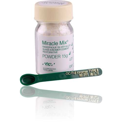 Miracle Mix Metal-Reinforced Core Build-Up Material, Triple-Cure, Powder, 15 g/Bt, 1/Pk thumbnail 4