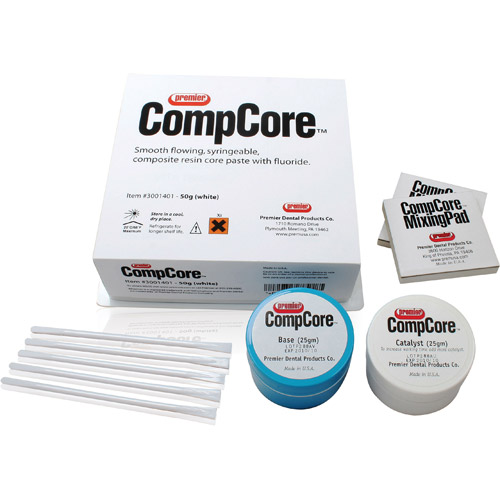 CompCore Core Build-Up Material with Fluoride, Single Shade Kit, 28 g, Natural, 1/Pk thumbnail 5