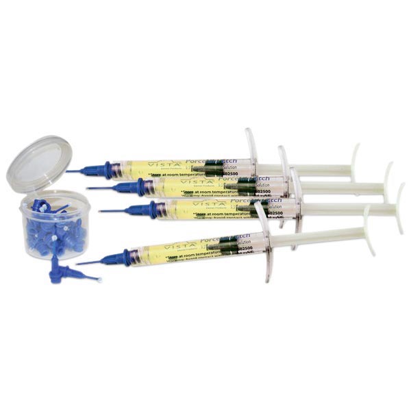 Porcelain Etch Etching Gel, 9.5% Hydrofluoric Acid, Syringe Refill Kit, 1.2 ml, High Viscosity, Light Yellow, 4/Pk, 502510 thumbnail 5