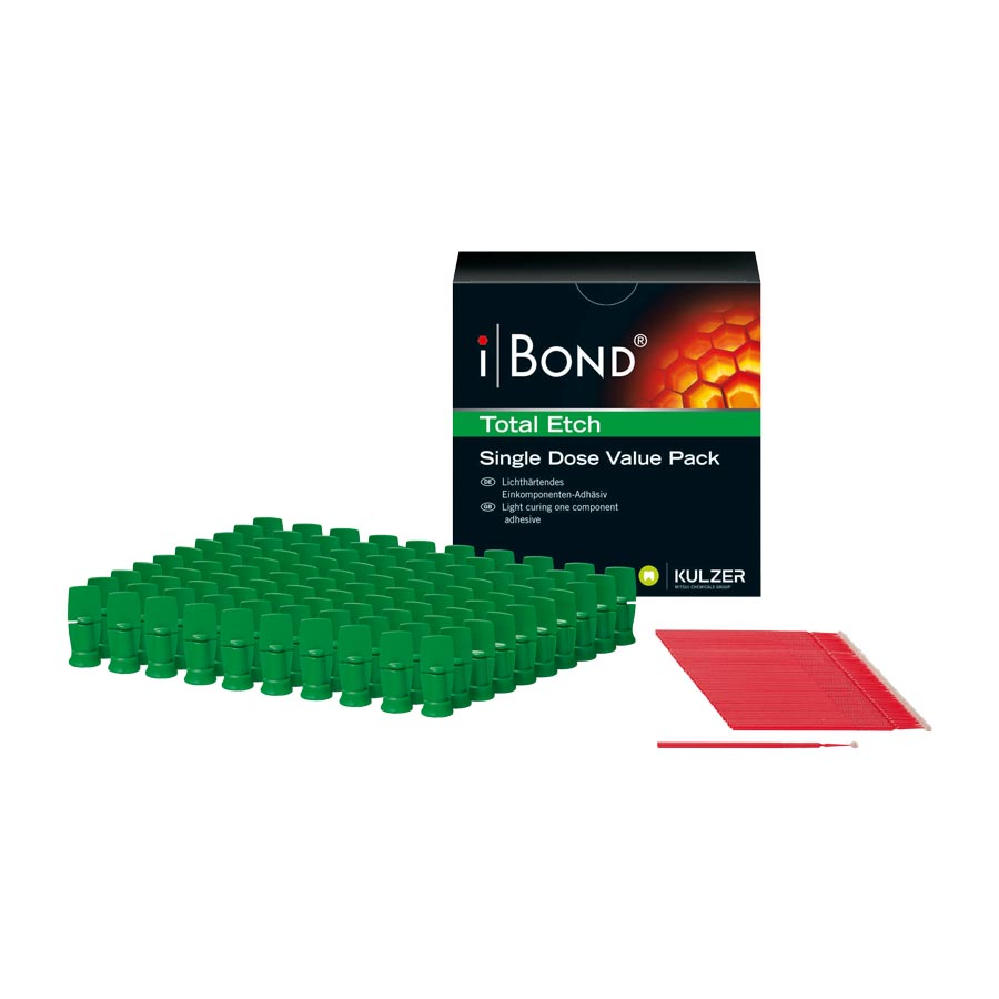iBOND Total-Etch Bonding Agent, Light-Cure, Single Dose Value Pack, 0.15 ml, 100/Pk, 66039870 thumbnail 4