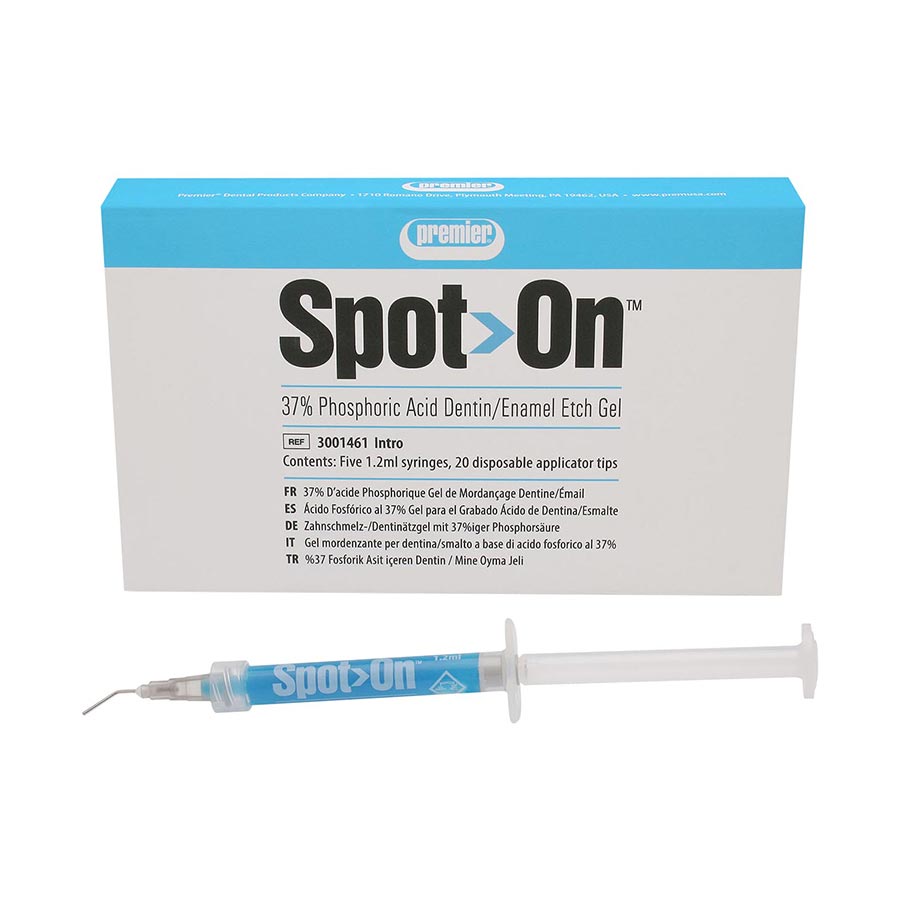 Spot-On Etching Gel, 37% Phosphoric Acid, Intro Kit, 1.2 ml, High Viscosity, 5/Pk, 3001461 thumbnail 5