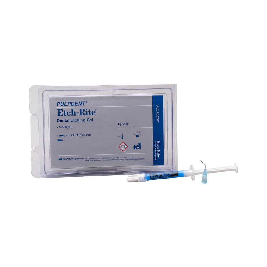 Etch-Rite Dental Etching Gel, 38% Phosphoric Acid, Standard Kit, 1.2 ml, 4/Pk, ETCH thumbnail 9