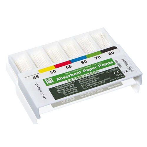 Hygenic Absorbent Paper Points, Sterile, Bulk Package, Coarse, White, 200/Pk, H03349 thumbnail 9