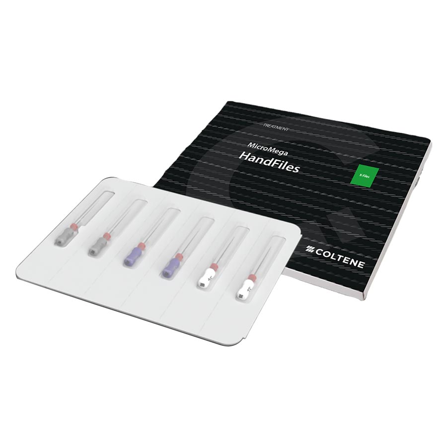 MicroMega K-File 21 mm Size #08 Stainless Steel 0.02 6/Pk product image