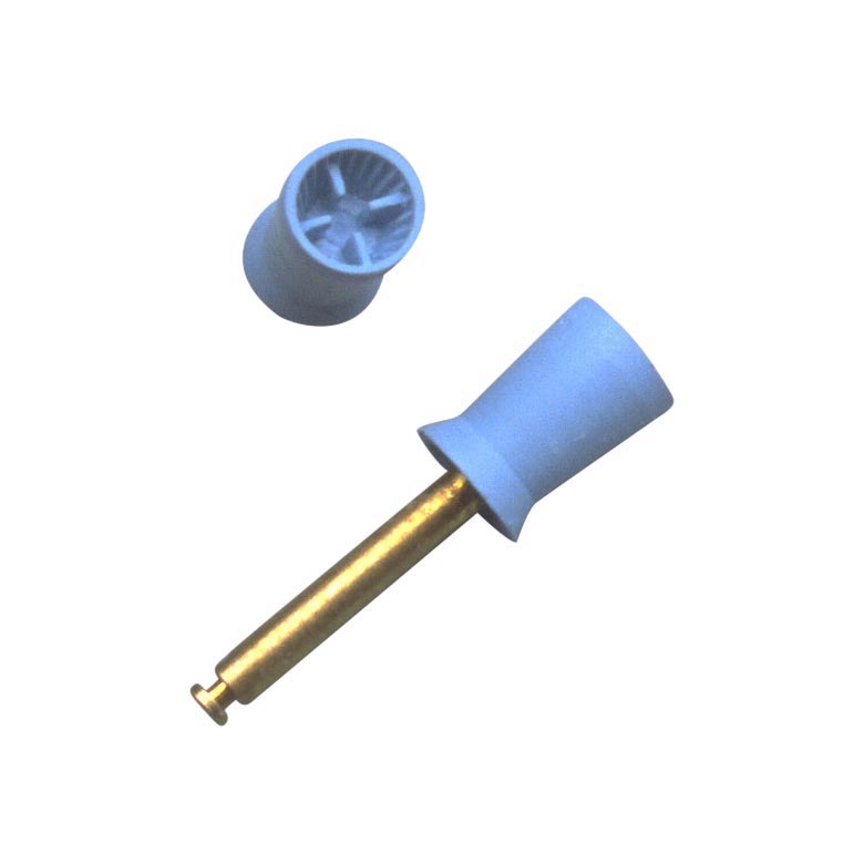 Prophy Cups, Non-Latex, Latch Mandrel, Rib &amp; Web, Aqua Unscented, 144/Pk, 402-S-144 thumbnail 2