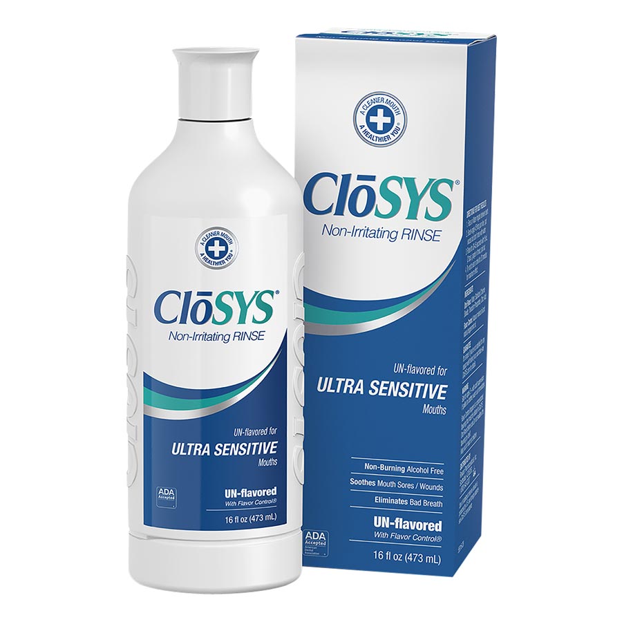 CloSYS Rinse Ultra-Sensitive Unflavored 16oz 12/Cs thumbnail 9