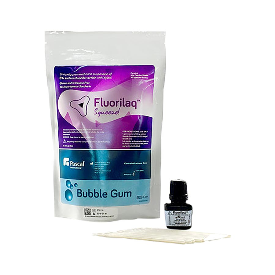 Fluorilaq Squeeze Fluoride Varnish 5% Sodium Fluoride 9.5 mL Bubblegum 9.5Gm/Bt thumbnail 8