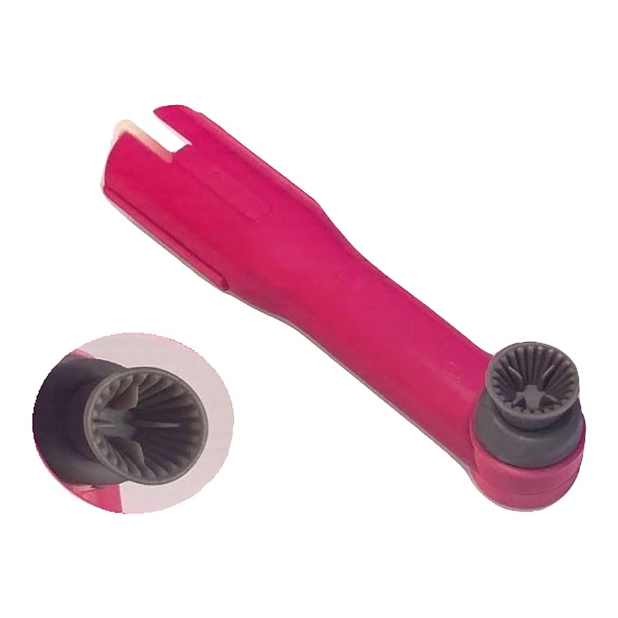 Prophy Angle Soft Pink Latex-Free Individually Wrapped 144/Bx thumbnail 2