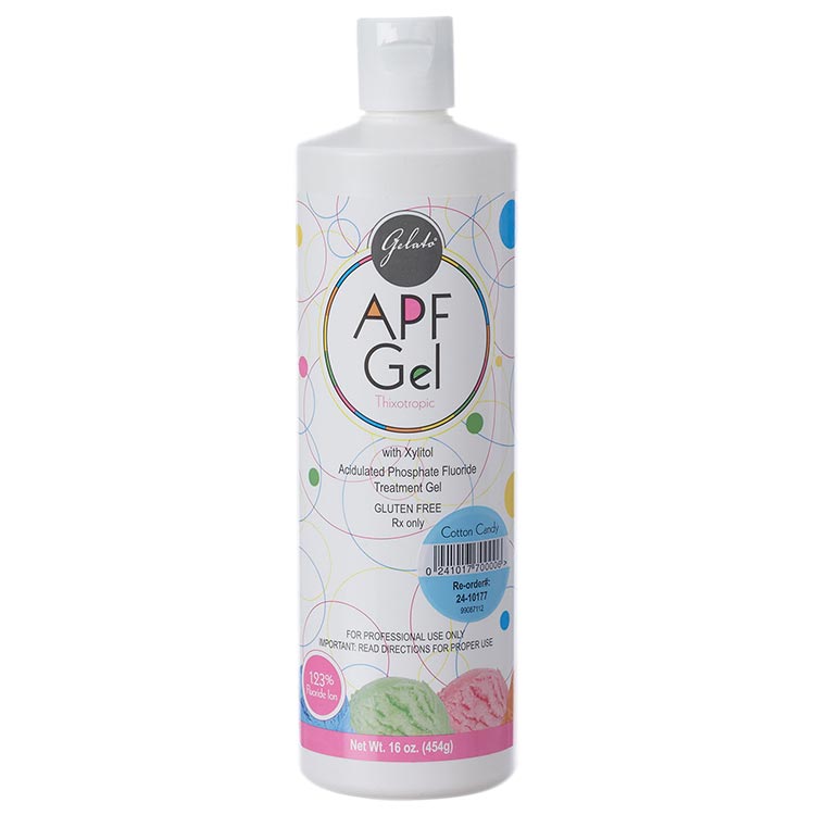 Gelato 60 Second Fluoride Gel 1.23% APF Cotton Candy 16oz/Bt thumbnail 7